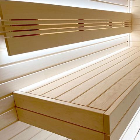 Prosaunas Aspen 1x4 S4SEE SHP Profile, Bench Material - WOOD638-1