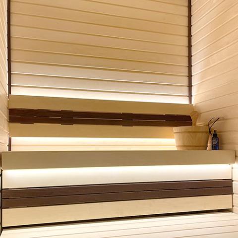 Prosaunas Aspen 1x4 T&G STP Medium-Gap, Wall Material