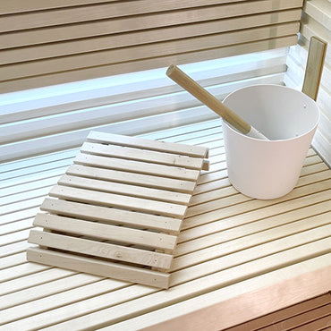 PROSAUNAS Aspen Sauna Trim Moulding 1" x 1" Smooth 4-Side Eased Edges SHP