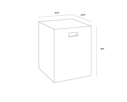 SUNPAN Castor End Table