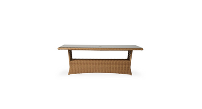 Lloyd Flanders Magnolia 84" Rectangular Umbrella Dining Table - 331084