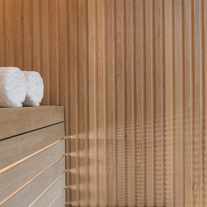 Auroom Libera Glass Indoor Sauna Kit – Elegant & Customizable (Up to 6 Persons)