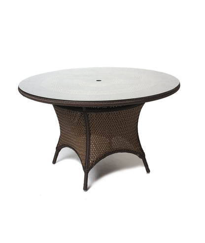 Lloyd Flanders Grand Traverse 48" Round Umbrella Dining Table - 71048