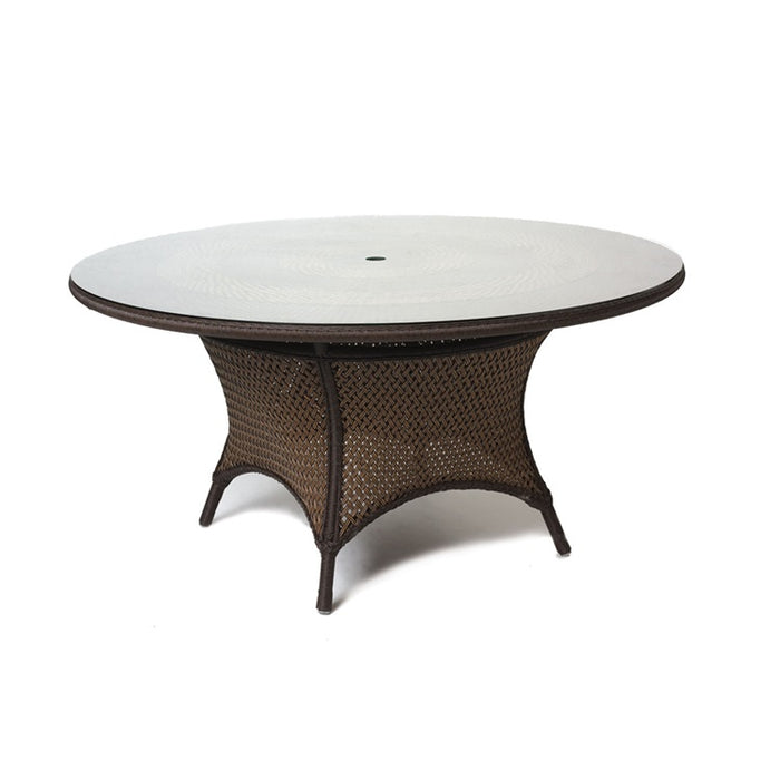 Lloyd Flanders Grand Traverse 60" Round Umbrella Dining Table - 71060