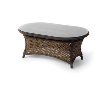 Lloyd Flanders Grand Traverse 43" Oval Cocktail Table - 71952