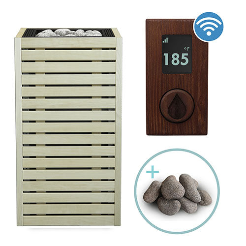 HUUM CORE Series Sauna Heater Package, Aspen Wood Exterior, Up to 10.5kW