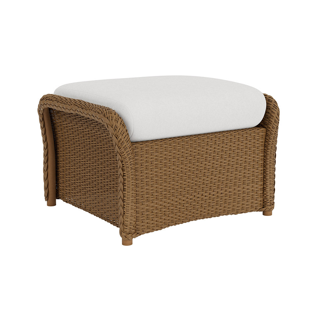 Lloyd Flanders Weekend Retreat Woven Ottoman - 72027