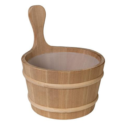 Prosaunas Wood Sauna Bucket, 4-Liter