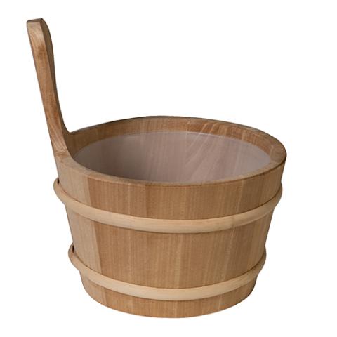Prosaunas Wood Sauna Bucket, 4-Liter