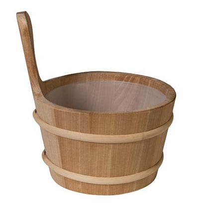 Prosaunas Wood Sauna Bucket, 4-Liter
