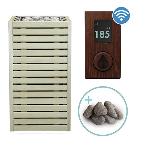 HUUM CORE Series Sauna Heater Package, Aspen Wood Exterior, Up to 10.5kW