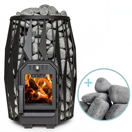 Cozy Heat OG Series Sauna Stove Package, up to 18kW