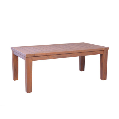 Lloyd Flanders Teak 45" Rectangular Tapered Leg Cocktail Table - 286444