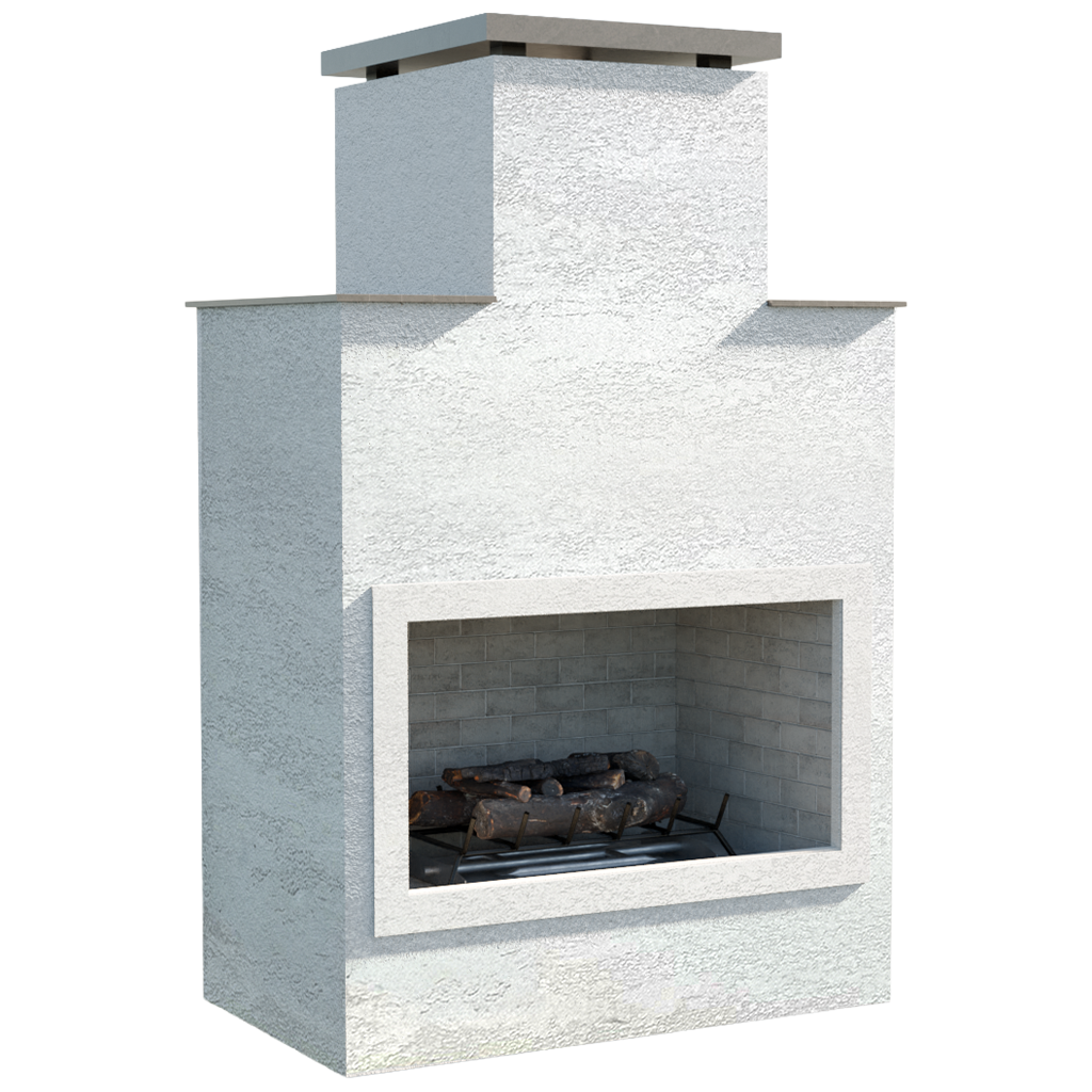 Cal Flame Indio - Contemporary Outdoor Gas Fireplace