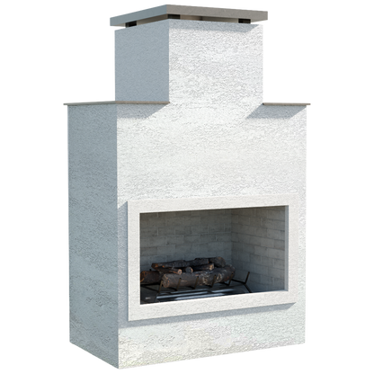 Cal Flame Indio - Contemporary Outdoor Gas Fireplace