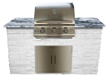 TRU Innovative Outdoor 5ft Traditional Grill Island (Island Only)