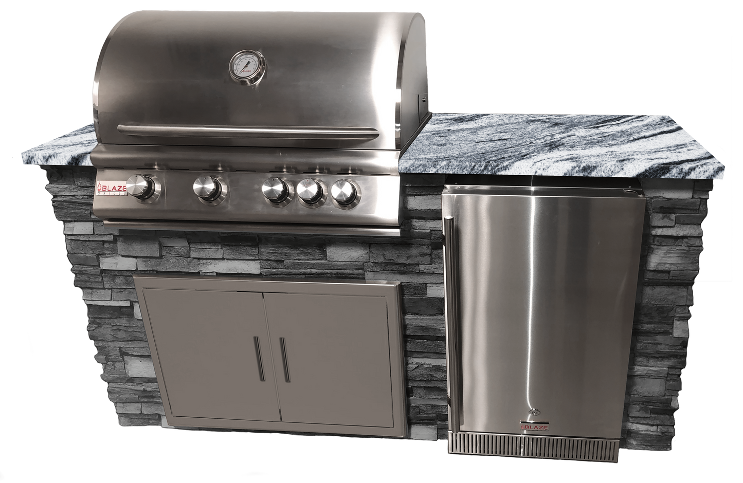 TRU Innovative Outdoor 6ft Traditional LTE Grill Island (Island Only)