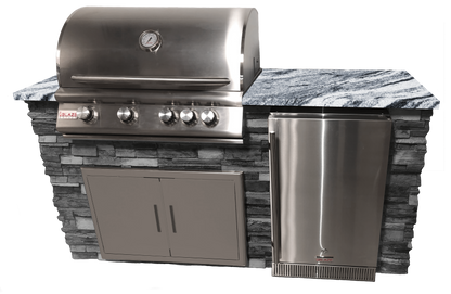 TRU Innovative Outdoor 6ft Traditional LTE Grill Island (Island Only)