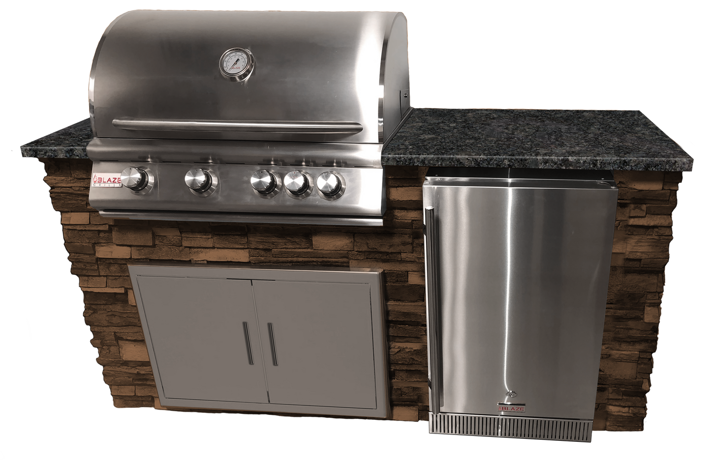 TRU Innovative Outdoor 6ft Traditional LTE Grill Island (Island Only)