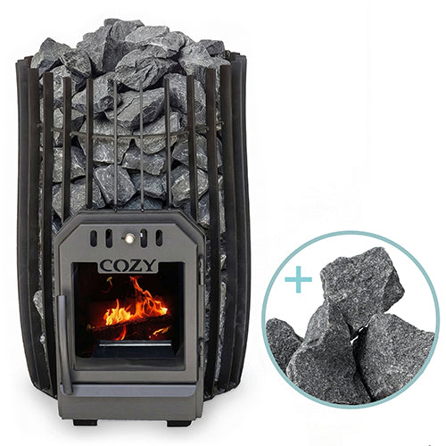 Cozy Heat SW Series Sauna Stove Package, up to 18kW