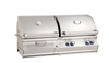 Fire Magic Aurora A830i 46-Inch Gas/Charcoal Combo Grill with Analog Thermometers