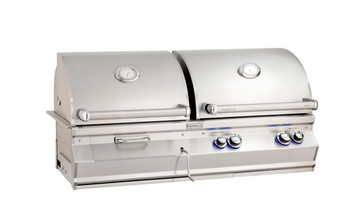 Fire Magic Aurora A830i 46-Inch Gas/Charcoal Combo Grill with Analog Thermometers