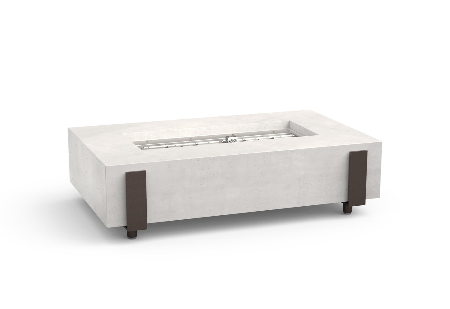 American Fyre Designs Iron Saddle Natural Gas-Fueled Firetable w/ Manual Flame Sensing Control - 580-LB-11-M7NC