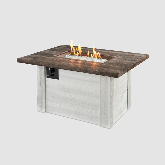 The Outdoor GreatRoom Company Alcott Rectangular Gas Fire Pit Table - ALC‐1224