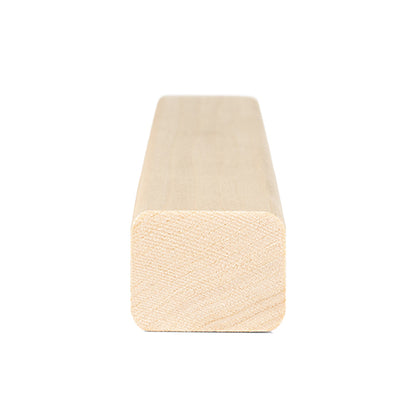 PROSAUNAS Aspen Sauna Trim Moulding 2" x 2" (28mm x 36mm) Smooth 4-Side Eased Edges SHP