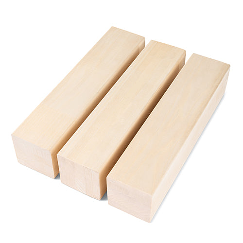 PROSAUNAS Aspen Sauna Bench & Support Material 3" x 3" Smooth 4-Side Eased Edges SHP