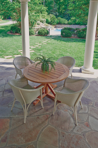 Lloyd Flanders All Seasons Dining Armchair with Padded Seat - 124301