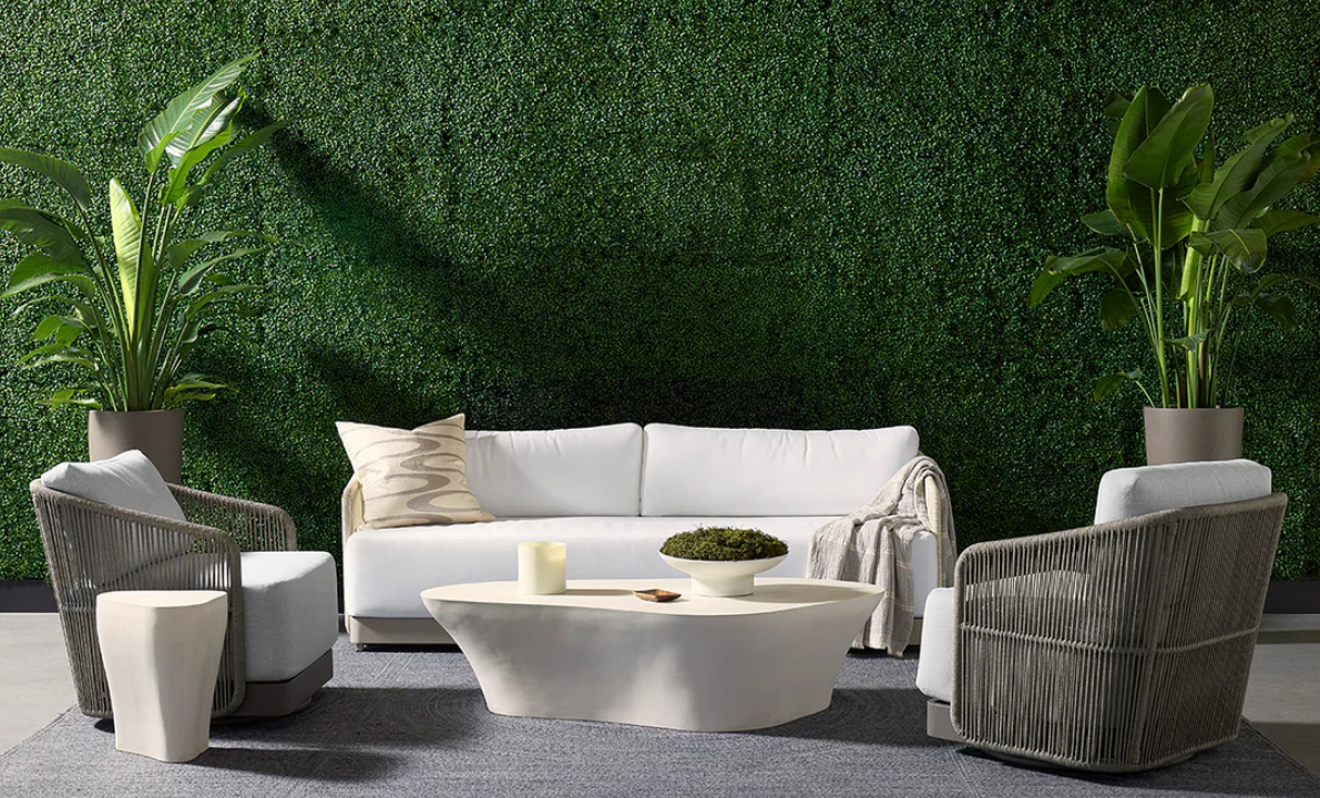 SUNPAN Allariz Sofa - Greige - Stinson White