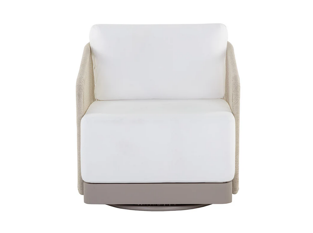 SUNPAN Allariz Swivel Armchair – Greige
