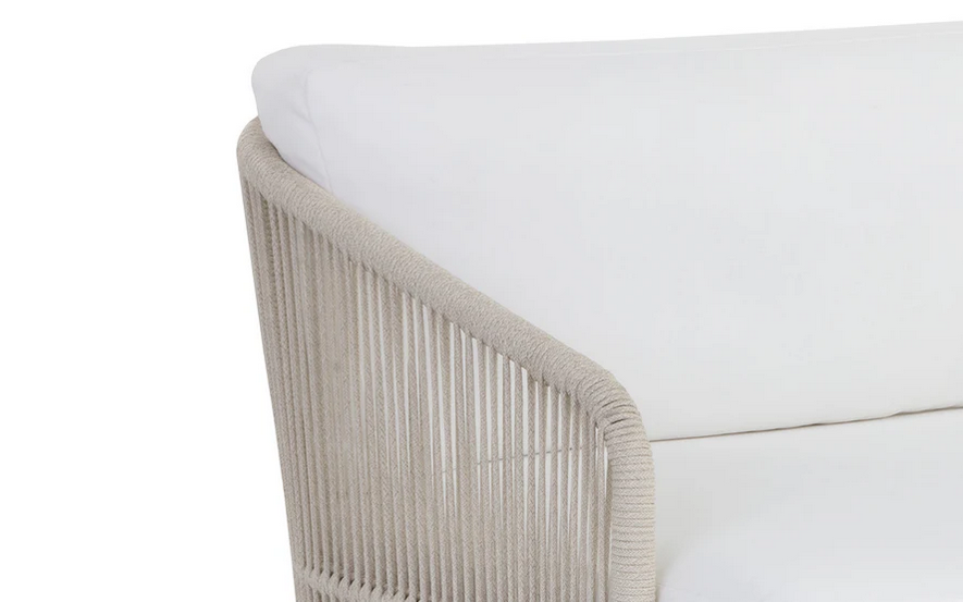 SUNPAN Allariz Sofa - Greige - Stinson White