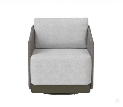 SUNPAN Allariz Swivel Armchair – Warm Grey