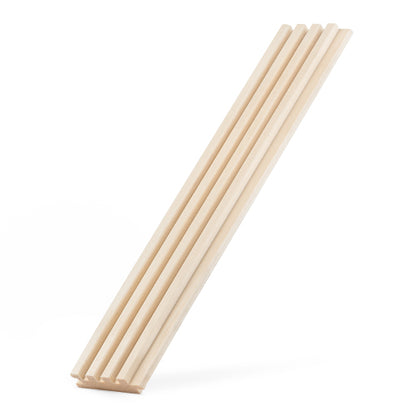 PROSAUNAS Aspen Sauna Wall Cladding Groove-S 1" x 3" Tongue & Groove Fluted Slat