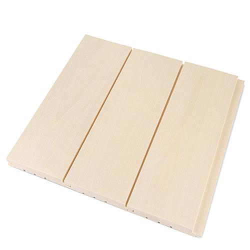 PROSAUNAS Aspen Sauna Wall Cladding 1x5 (15mm x 120mm) Tongue & Groove Nickel-Gap STS4 Profile