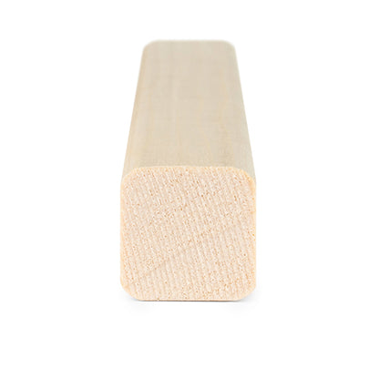 PROSAUNAS Aspen Sauna Trim Moulding 2" x 2" (28mm x 28mm) Smooth 4-Side Eased Edges SHP