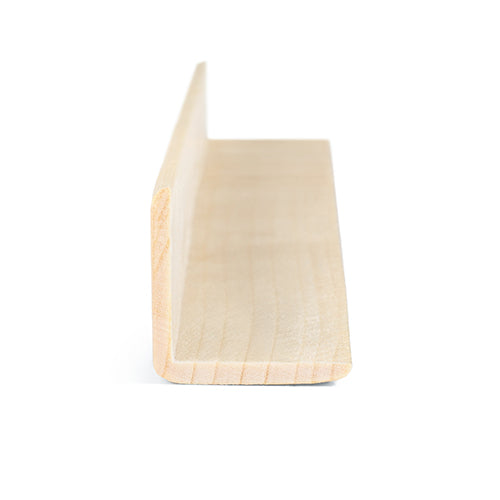 PROSAUNAS Aspen Sauna Outside Corner Trim 2" x 2" Angle Moulding VA Profile