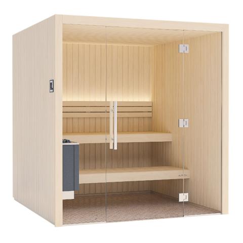 Image of Auroom Emma Glass Cabin Sauna Kit
