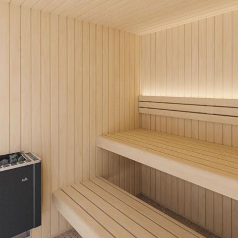 Image of Auroom Emma Glass Cabin Sauna Kit