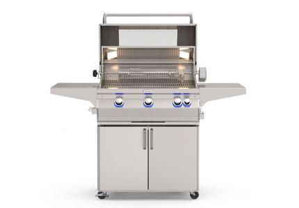 Fire Magic Aurora A660s Portable Grill with Analog Thermometer, Backburner & Rotisserie Kit