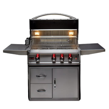 Blaze Grills Professional LUX 34-Inch 3-Burner Built-In Gas Grill With Rear Infrared Burner - BLZ-3PRO-NG