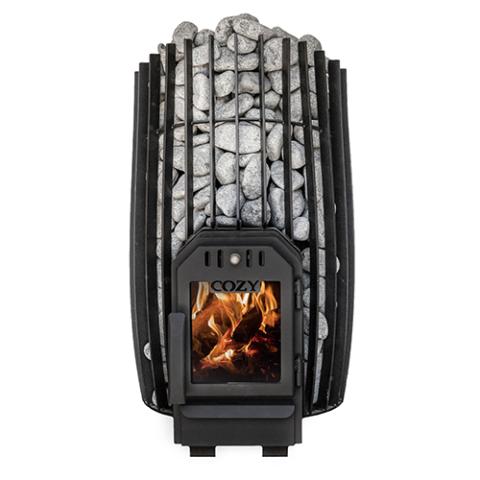 Cozy Heat SW Thru-Wall Sauna Stove (Wood-Burning Sauna Stove, Up to 18kW) - 4745010348068