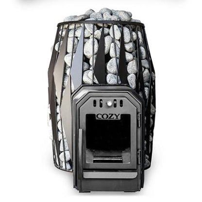 Cozy Heat OG Thru-Wall Sauna Stove (Wood-Burning Sauna Stove, Up to 18kW) - 4745010348082