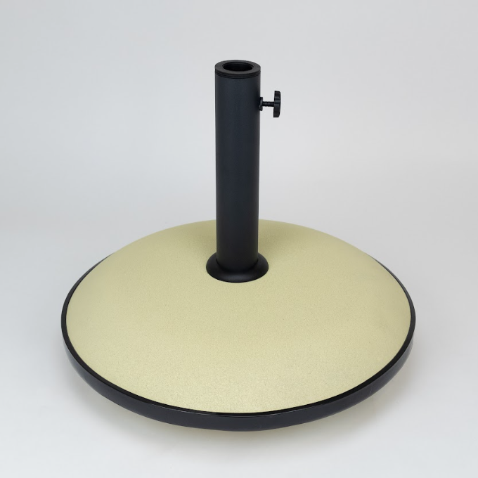 FiberBuilt Beige Concrete Umbrella Base - CB19B