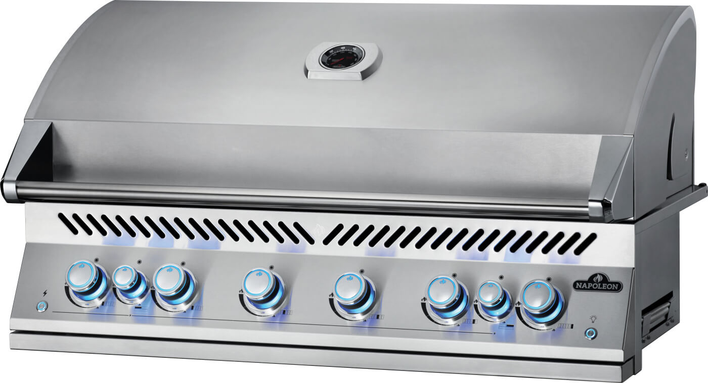 Napoleon Built-In 700 Series 44" Natural Gas Grill with Dual Infrared Rear Burners - BIG44RBNSS-1