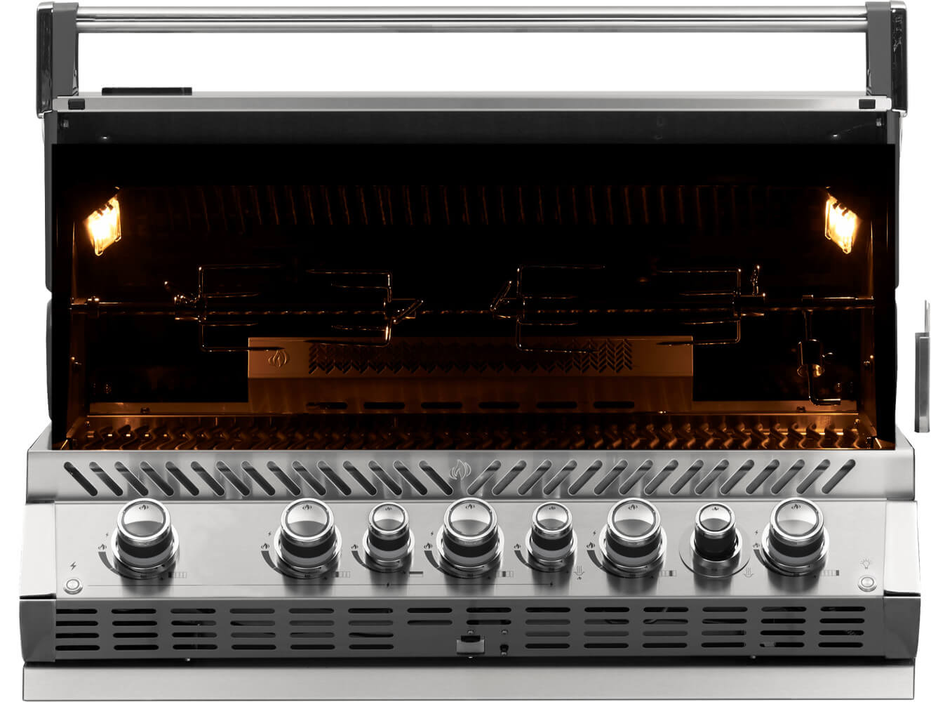 Napoleon Built-in Prestige PRO™ 665 Propane Gas Grill Head with Infrared Rear Burner - BIPRO665RBPSS-3