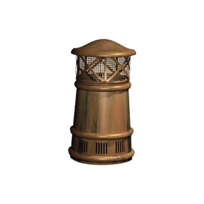 Isokern European Copper Bishop II Chimney Pot - EC-R-2036-1-CO