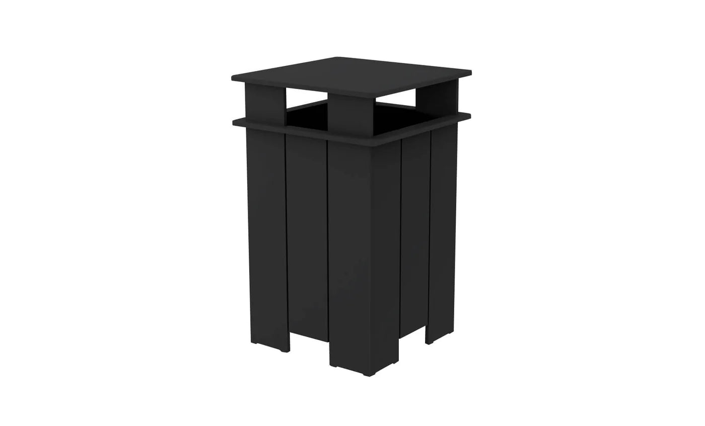 Ledge Lounger Mainstay Square Trash Bin (Available in 8 Resin Colors) - LL-MS-ITB-SQ-CD